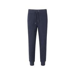 HUGO BOSS/雨果博斯【新品】男士black系列棉质双B交织字母环保面料系带束脚运动休闲裤长裤卫裤 50520322图片