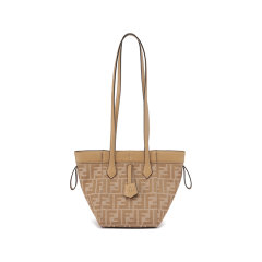 FENDI/芬迪【新品】女士FENDI Origami系列FF老花提花迷你百变折叠水桶包手提单肩包 8BS083图片