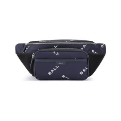 BALLY/巴利 男士Code系列通体徽标印花腰包胸包斜挎包 6306524 CODE BELT BAG图片