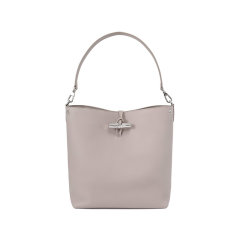 Longchamp/珑骧 【新品】女士Le Roseau系列牛皮革托特包腋下包手提单肩包中号 10281 HFP图片