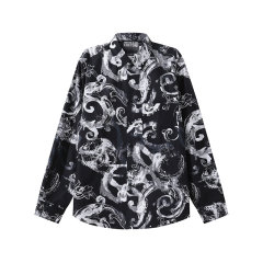 VERSACE JEANS COUTURE/范思哲 男士巴洛克印花休闲长袖衬衫 76GAL2R1 NS408图片
