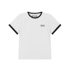 GOLDEN GOOSE DELUXE BRAND/黄金鹅 女士棉质Star圆领短袖T恤 GWP01846 P001489图片