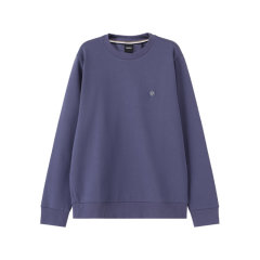 HUGO BOSS/雨果博斯 男士black系列棉质环保面料圆领长袖卫衣运动衫 50520302图片