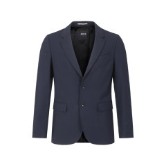 HUGO BOSS/雨果博斯 男士black系列羊毛两粒单排扣西服西装上衣外套 50521633图片