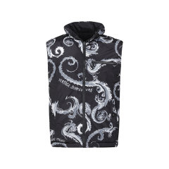 VERSACE JEANS COUTURE/范思哲 男士宽松版立领鸭绒双面穿羽绒马甲外套 77GAPD22 CQD54图片