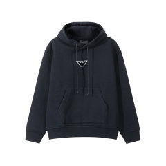 Emporio Armani/安普里奥阿玛尼 男士棉质薄绒款连帽长袖卫衣运动衫 6D1M93 1JTAZ图片