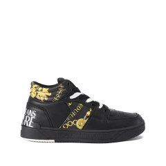 VERSACE JEANS COUTURE/范思哲 男士牛皮革Starlight厚底高帮系带板鞋休闲运动鞋 YA3SJ7图片