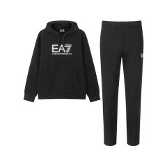 EA7/阿玛尼 男士棉质薄绒款连帽卫衣运动衫运动裤长裤运动套装 6DPV65 PJVTZ图片
