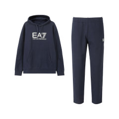 EA7/阿玛尼 男士棉质薄绒款连帽卫衣运动衫运动裤长裤运动套装 6DPV65 PJVTZ图片