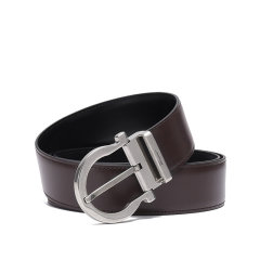 SalvatoreFerragamo/菲拉格慕 男士牛皮针扣式双面皮带腰带 679781图片