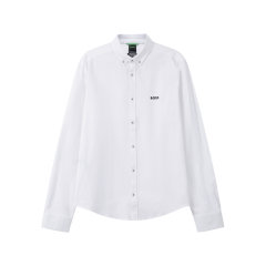 HUGO BOSS/雨果博斯 男士green系列棉质休闲长袖衬衫 50509742图片