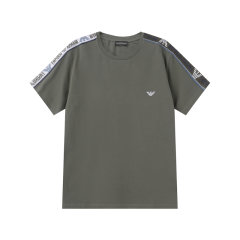 Emporio Armani/安普里奥阿玛尼 男士可持续系列棉质圆领短袖T恤 211845 4R475图片