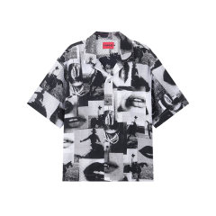 HUGO BOSS/雨果博斯 男士HUGO系列棉质宽松版超大廓形剪裁休闲短袖衬衫 50508612图片