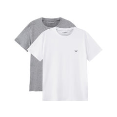 Emporio Armani/安普里奥阿玛尼 男士棉质圆领短袖贴身打底衫内衣T恤两件套装 111267 4R720图片