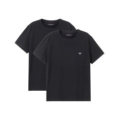 Emporio Armani/安普里奥阿玛尼 男士棉质圆领短袖贴身打底衫内衣T恤两件套装 111267 4R720图片
