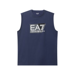 EA7/阿玛尼 男士棉质无袖圆领背心健身训练T恤 3DPT80 PJ02Z图片