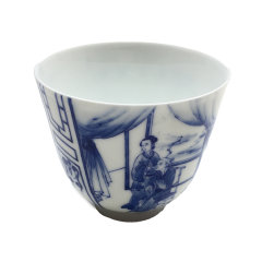 SECOO MING/寺库名物 乳姑不怠 青花瓷杯图片