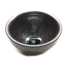 SECOO MING/寺库名物 云谷山建盏 纯手工柴烧主人杯图片