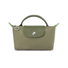Longchamp/珑骧 女士LE PLIAGE GREEN系列再生帆布短柄手提包饺子包 34175 919图片