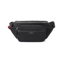 BALLY/巴利 男士Code系列通体徽标印花腰包胸包斜挎包 6306524 CODE BELT BAG图片