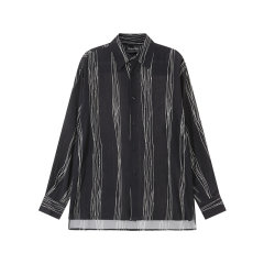 Emporio Armani/安普里奥阿玛尼 男士宽松版度假风长袖休闲衬衫 E31F27 F1022图片