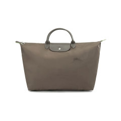 Longchamp/珑骧 女士LE PLIAGE GREEN环保系列再生帆布大号短柄可折叠手提包旅行包饺子包 1624 919图片