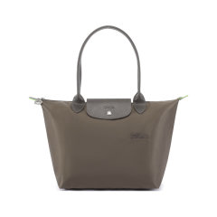 Longchamp/珑骧 女士LE PLIAGE GREEN环保系列再生帆布中号长柄可折叠手提单肩包饺子包 2605 919图片