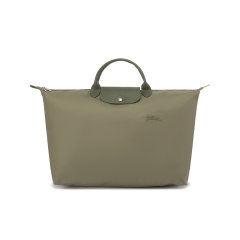 Longchamp/珑骧 女士LE PLIAGE GREEN环保系列再生帆布大号短柄可折叠手提包旅行包饺子包 1624 919图片