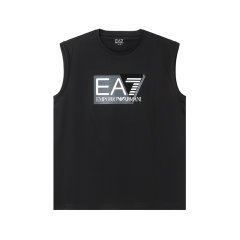 EA7/阿玛尼 男士棉质无袖圆领背心健身训练T恤 3DPT80 PJ02Z图片