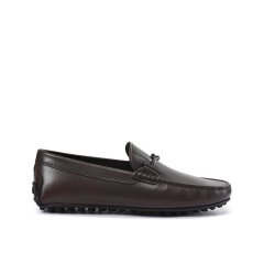 Tod’s/托德斯 男士City系列牛皮双T形金属圈饰扣豆豆鞋乐福鞋休闲皮鞋单鞋便鞋 XXM42C0ID31D90图片