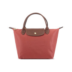 Longchamp/珑骧 女士Le Pliage Original系列织物橙色小号短柄可折叠饺子包手提包 1621 089图片