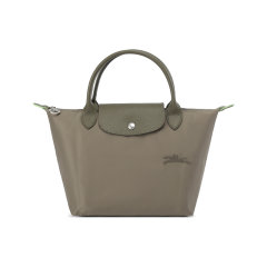Longchamp/珑骧 女士LE PLIAGE GREEN环保系列再生帆布小号短柄可折叠手提包饺子包 1621 919图片