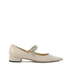 Jimmy Choo/周仰杰 女士漆皮尖头平底鞋单鞋 BING PUMP FLAT PAT图片