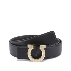 Salvatore Ferragamo/菲拉格慕 男士牛皮不可裁剪双面皮带腰带3.5cm 670314图片