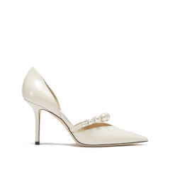 Jimmy Choo/周仰杰 女士漆皮革尖头高跟鞋单鞋 AURELIE 65 XKM图片