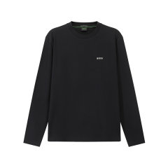 HUGO BOSS/雨果博斯 男士green系列棉质环保面料圆领长袖T恤卫衣 50506365图片