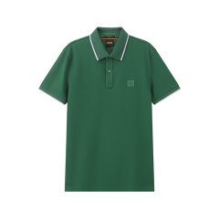 HUGO BOSS/雨果博斯 男士orange系列棉质环保面料修身版短袖POLO衫 50507699图片