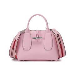 Longchamp/珑骧 女士ROSEAU系列牛皮小号手提单肩斜挎包竹节包比格包 10095 HCN图片