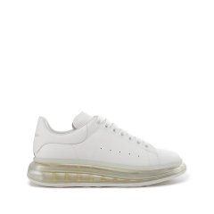 Alexander McQueen/亚历山大麦昆 男士牛皮气垫底系带休闲运动鞋板鞋 604232 WHX98图片