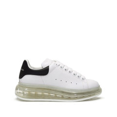 AlexanderMcQueen/亚历山大麦昆 女士牛皮阔型系带运动鞋 611698 WHX98图片