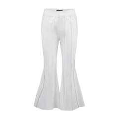 【DesignerWomenwear】content/目录拼条喇叭裤女士休闲裤CNF244402图片