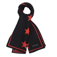 【国内现货】Givenchy/纪梵希 秋冬新款五角星图案撞色中性羊毛围巾图片