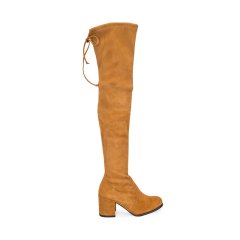 Stuart Weitzman/斯图尔特韦茨曼  女士绒面皮革高跟长筒靴 TIELAND YL54558 跟高7.5CM图片