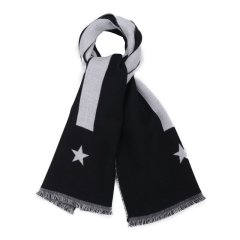 【国内现货】Givenchy/纪梵希 秋冬新款星星图案拼色中性羊毛围巾图片