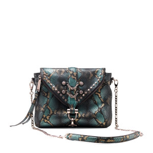 doniray 酞青绿色小牛皮斜挎包 suri flap x body   phthalo green