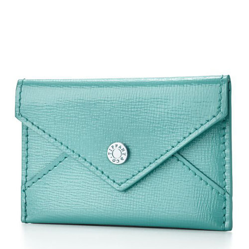 蒂芙尼小型皮革手包湖水蓝grp08024