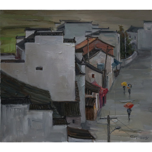 孙童明 《婺源写生系列四》 油画