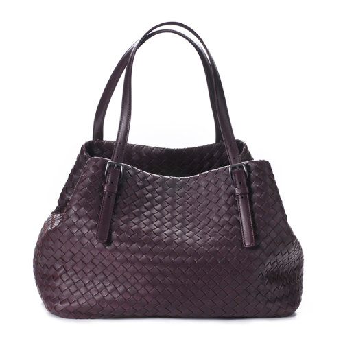 bottegaveneta葆蝶家女士羊皮编织手提包