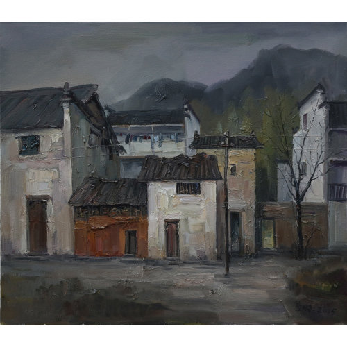 孙童明 《婺源写生系列六》 油画