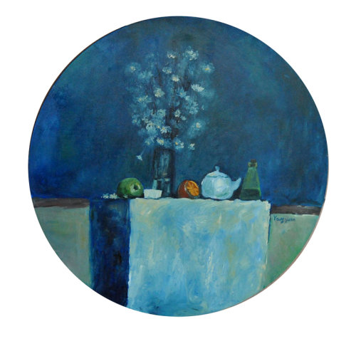 杨媛媛《静物》布面油画 可回购